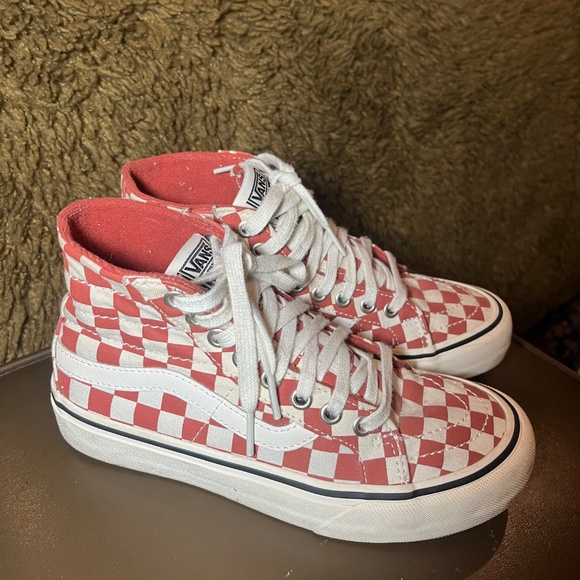 Vans Sk8 Hi Sneaker 6W Salsa Checkered - Picture 6 of 6